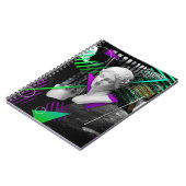 Contemhedendaagse kunstcollage met gipsplaat notitieboek (Linkerzijde)