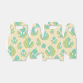 Contemhedendaagse moerbeien laten patroonfortuinbo bedankdoosjes (Uitgevouwen)