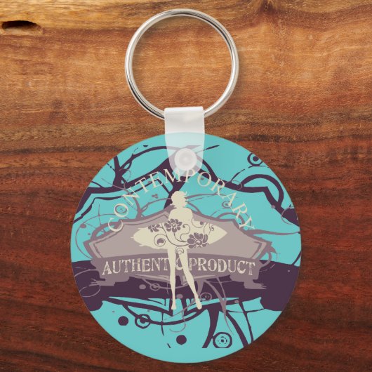 Contemhedendaagse T-shirts en cadeautjes Sleutelhanger (Voorkant)