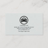 Contemhedendhedendaagse professionele Ronde Kolom  Visitekaartje (Achterkant)