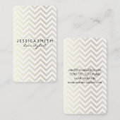 Contemmodern Chevron Pattern Visitekaartje (Voorkant / Achterkant)