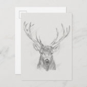 Contemmodern Elk Sketch Briefkaart (Voorkant / Achterkant)