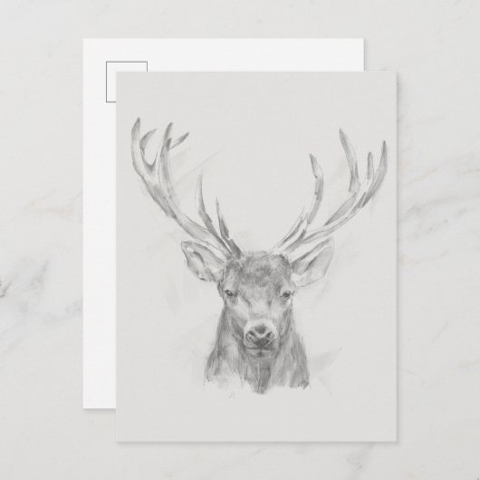 Contemmodern Elk Sketch Briefkaart (Voorkant / Achterkant)