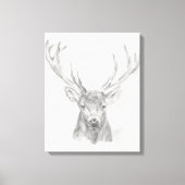 Contemmodern Elk Sketch Canvas Afdruk (Voorkant)