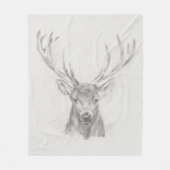 Contemmodern Elk Sketch Fleece Deken (Voorkant)