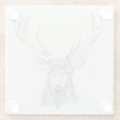 Contemmodern Elk Sketch Glazen Onderzetter (Achterkant)