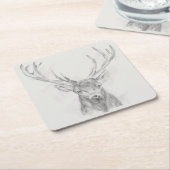 Contemmodern Elk Sketch Kartonnen Onderzetters (Schuin)