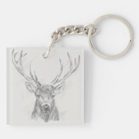 Contemmodern Elk Sketch Sleutelhanger (Achterkant)