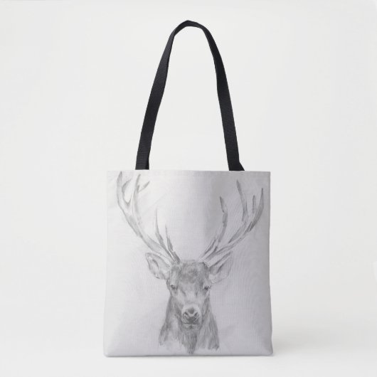 Contemmodern Elk Sketch Tote Bag (Voorkant)