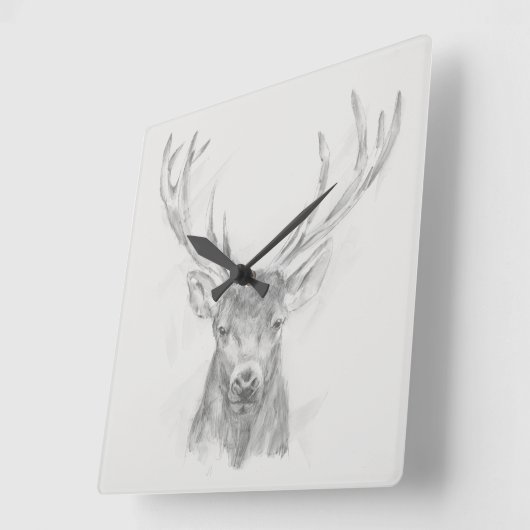 Contemmodern Elk Sketch Vierkante Klok (Hoek)