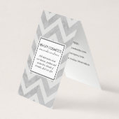 Contemmodern Gray Chevron Visitekaartje (Voorkant)