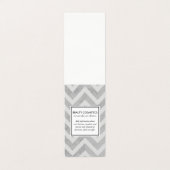 Contemmodern Gray Chevron Visitekaartje (Buitenkant ongevouwen)