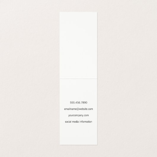 Contemmodern Gray Chevron Visitekaartje (Binnenkant ongevouwen)