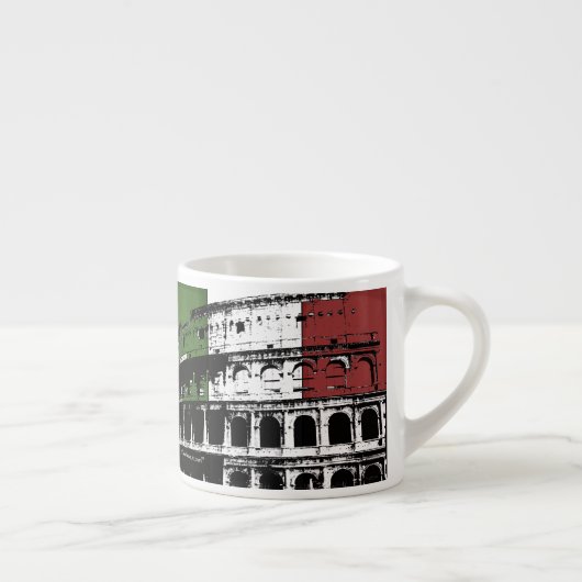 Contemmodern Roman Coliseum Silhouette Espresso Kop (Rechts)