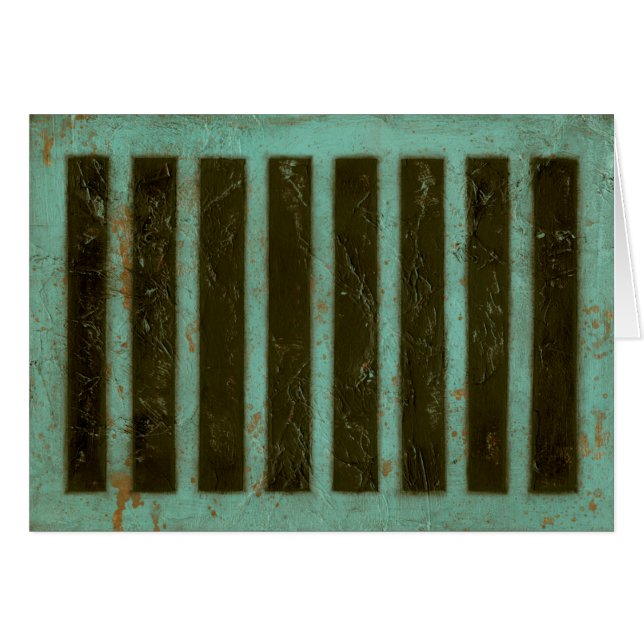 Contemmodern Turquoise Air Grate (Voorkant Horizontaal)
