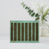 Contemmodern Turquoise Air Grate Briefkaart (Staand voorkant)