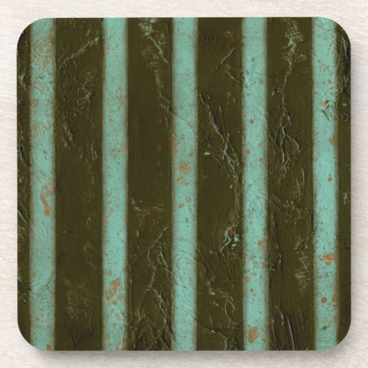 Contemmodern Turquoise Air Grate Drankjes Onderzetter (Voorkant)