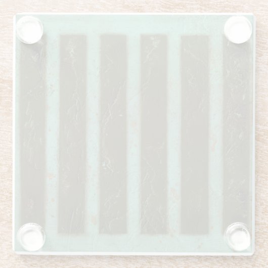 Contemmodern Turquoise Air Grate Glazen Onderzetter (Achterkant)