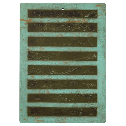 Contemmodern Turquoise Air Grate Klembord (Achterkant)