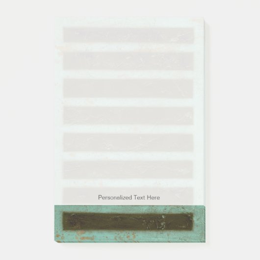 Contemmodern Turquoise Air Grate Post-it® Notes (Voorkant)