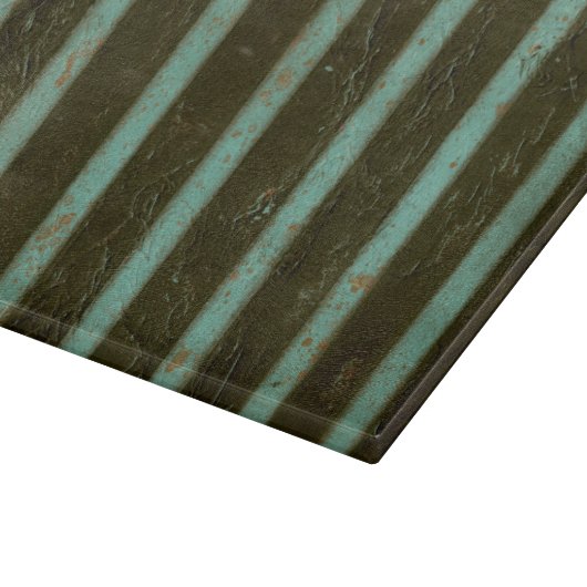 Contemmodern Turquoise Air Grate Snijplank (Hoek)