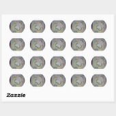 ContemmodernGanesh2 Ronde Sticker (Vel)