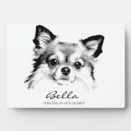 Contemparaat voor altijd in ons hart Gedenkteken Fotoplaat