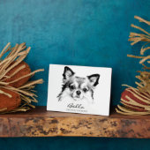 Contemparaat voor altijd in ons hart Gedenkteken Fotoplaat (Zijkant)