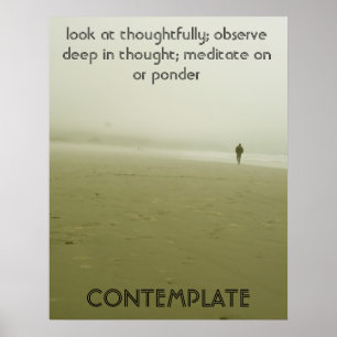Contemplaat Poster