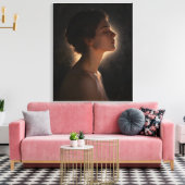 Contemplação Canvas Afdruk (Insitu (Woonkamer))