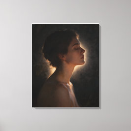 Contemplação Canvas Afdruk