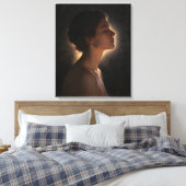 Contemplação Canvas Afdruk (Insitu (Slaapkamer))