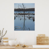 Contemplatie van reflectie poster (Keuken)