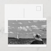 contemplatief briefkaart (Voorkant / Achterkant)