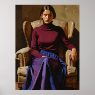 Contemplaties groot formaat Poster   muurkunst