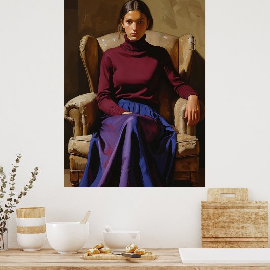 Contemplaties groot formaat Poster | muurkunst (Keuken)