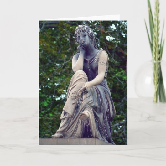 Contemplatieve Godin Wenskaart Kaart (Voorkant)