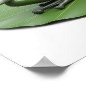 Contemplatieve kikkergrafiek poster (Hoek)