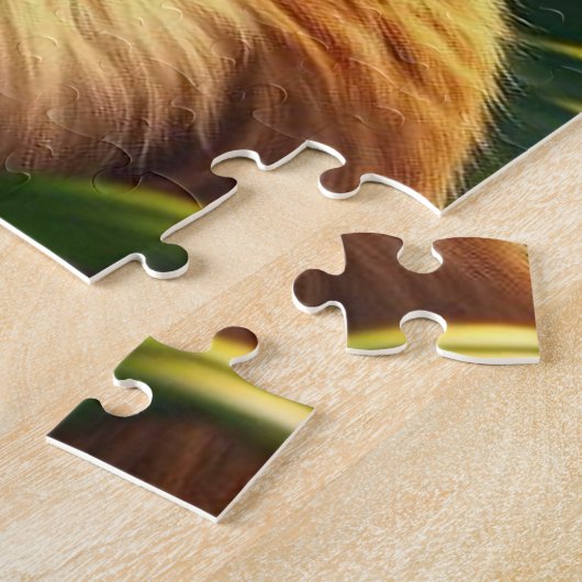 Contemplative Jungle Ape - Grumpy Cheeks Monkey Po Legpuzzel (Zijkant)