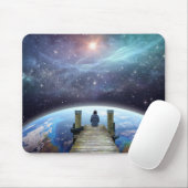 Contemplative Space Art Mouse Pad, Multi-Verse Muismat (Met muis)