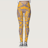 Contempo Box Mustard Plum Leggings (Voorkant)