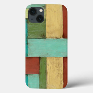 Contempoary Coastal Multicolored Painting iPhone 13 Hoesje