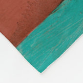 Contempoary Coastal Multicolored Painting Fleece Deken (Hoek)