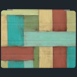Contempoary Coastal Multicolored Painting iPad Cover<br><div class="desc">Aqua,  groen,  rood en geel ontmoeten elkaar in een explosie van kleur die doet denken aan een patroon op een stranddek. Door dit hedendaagse kustschilderij op je muur te hangen,  kun je die vakantie nemen die je hebt uitgesteld! Het geeft iedereen die een strand nodig heeft een groot cadeau.</div>