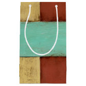 Contempoary Coastal Multicolored Painting Klein Cadeauzakje (Voorkant)