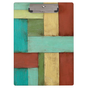 Contempoary Coastal Multicolored Painting Klembord