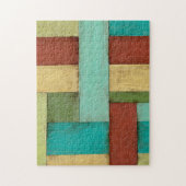 Contempoary Coastal Multicolored Painting Legpuzzel (Verticaal)