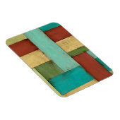 Contempoary Coastal Multicolored Painting Magneet (Rechterzijde)