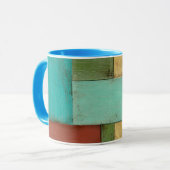 Contempoary Coastal Multicolored Painting Mok (Voorkant links)