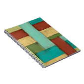 Contempoary Coastal Multicolored Painting Notitieboek (Rechterzijde)